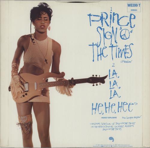Prince Sign O The Times UK 12